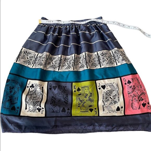 Anthropologie Edme and Estylle Pinochle Pleated Skirt - Picture 9 of 15